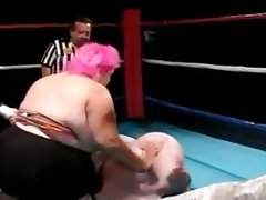 Overweight wrestlers fuck a..